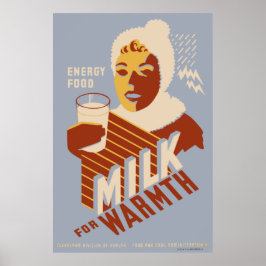 Melk voor Warmth Poster