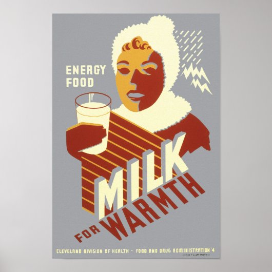 Melk voor Warmth Poster (Voorkant)