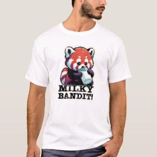 Melkachtige bandiet - De rode panda's zuivelgenot T-shirt