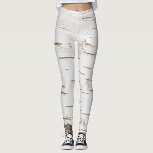 Melkbarstpatroon Leggings (Voorkant)