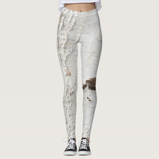 Melkbarstpatroon Leggings (Voorkant)
