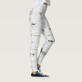 Melkbarstpatroon Leggings (Rechts)