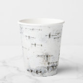 Melkbarstpatroon Papieren Bekers (Voorkant)