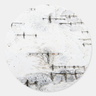 Melkbarstpatroon Ronde Sticker