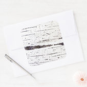 Melkbarstpatroon Vierkante Sticker (Envelop)