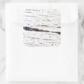 Melkbarstpatroon Vierkante Sticker (Tas)