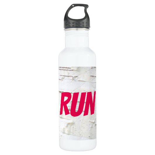 Melkbarstpatroon Waterfles (Voorkant)