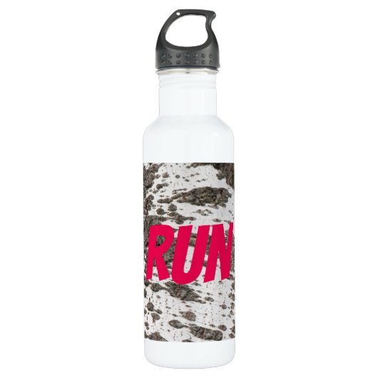 Melkbarstpatroon Waterfles (Voorkant)