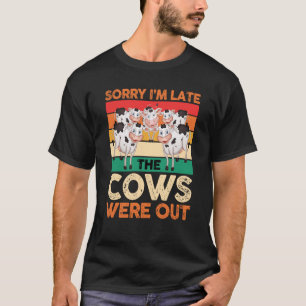 Melkboer Koe, sorry dat ik te laat ben... de Koeie T-shirt