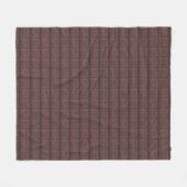 Melkchocolade Fleece Deken (Voorkant (Horizontaal))