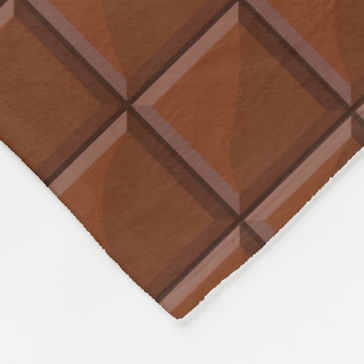 Melkchocolade Fleece Deken (Hoek)