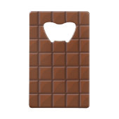 Melkchocolade Kredietkaart Flessenopener (Achterkant)