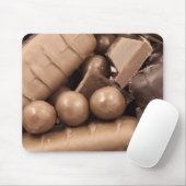 Melkchocolade Mousepad Muismat (Met muis)