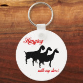 Melkgeiten Sleutelhanger (Voorkant)