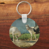 Melkgeiten Sleutelhanger (Voorkant)