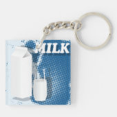 Melkglas Sleutelhanger (Achterkant)