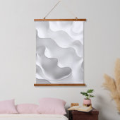 Melkgolven Hangend Wandkleed (Slaapkamer)