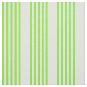 Melkgroen en beige vijf strepen patroon stof