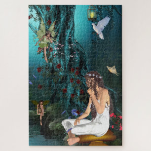 Melkhoudende Rozen Tuin Legpuzzel