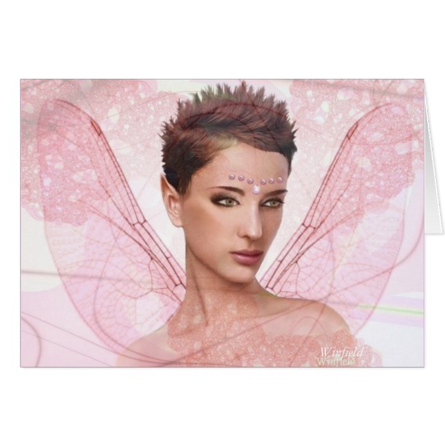 Melkkaart — "Cassy" (blanco) (Voorkant Horizontaal)