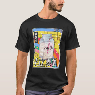 Melkkarton Regenboogregenboog Japan Style 80S Otak T-shirt