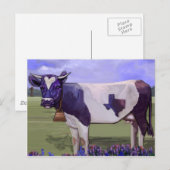 Melkkoeienblauwvintonijn Briefkaart (Voorkant / Achterkant)