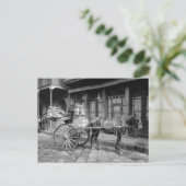 Melkleveringswagen, 1903 briefkaart (Staand voorkant)