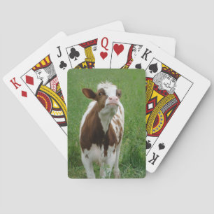 Melkmelk Koe op het Boerderij Speelkaarten