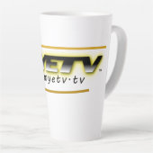 MelkMok van MYETV Latte Mok (Rechterhoek)