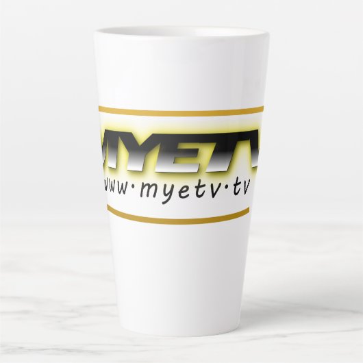 MelkMok van MYETV Latte Mok (Voorkant)