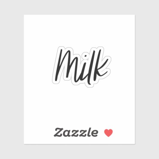 Melkopslag Sticker (Vel)