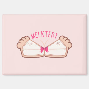 MELKTERT Afrikaanse Boeremeisie-magneet Magneet