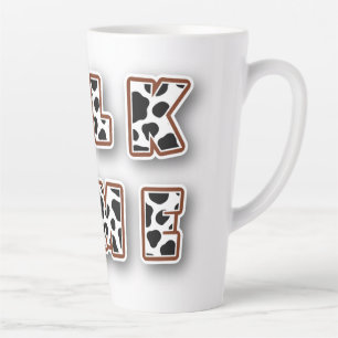 Melktijd koe patroon latte mok