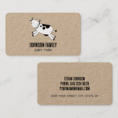 melkveehouder visitekaartje (Voorkant / Achterkant)