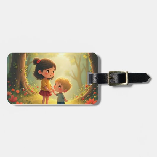 Melkverhaal Bagagelabel (Voorkant horizontaal)