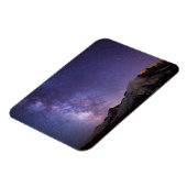 Melkweg en Mt. Rainier | Staat Washington Magneet (Linkerzijde)