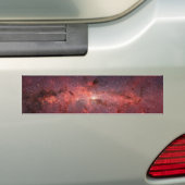 Melkweg Galactisch Centrum, Sterren, Wolken, Clust Bumpersticker (Op auto)