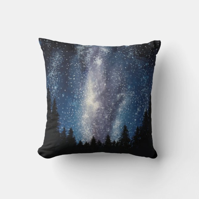 Melkweg galaxy Painting Pillow Kussen (Voorkant)