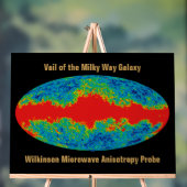 Melkweg Galaxy Veil Over WMAP Universe Acryl Bord (Neutraal)
