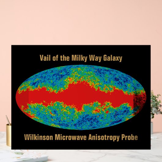 Melkweg Galaxy Veil Over WMAP Universe Acryl Bord (Huwelijk)