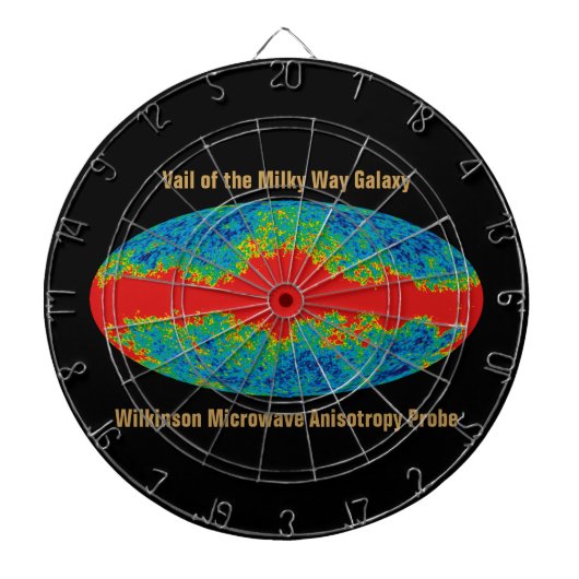 Melkweg Galaxy Veil Over WMAP Universe Dartbord (Voorkant)
