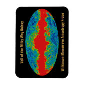 Melkweg Galaxy Veil Over WMAP Universe Magneet (Verticaal)
