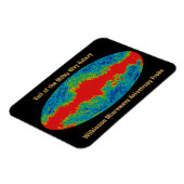 Melkweg Galaxy Veil Over WMAP Universe Magneet (Linkerzijde)