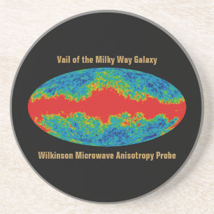 Melkweg Galaxy Veil Over WMAP Universe Zandsteen Onderzetter