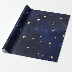 Melkweg harten cadeaupapier