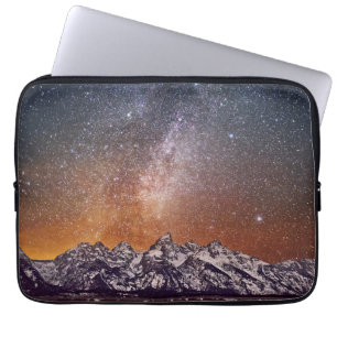 Melkweg over Grand Teton Laptop Sleeve