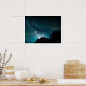 Melkweg stijgt over Hammond Bay Poster (Keuken)