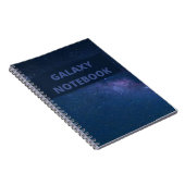 Melkweg, universum, sterren, planetruimte notitieboek (Rechterzijde)