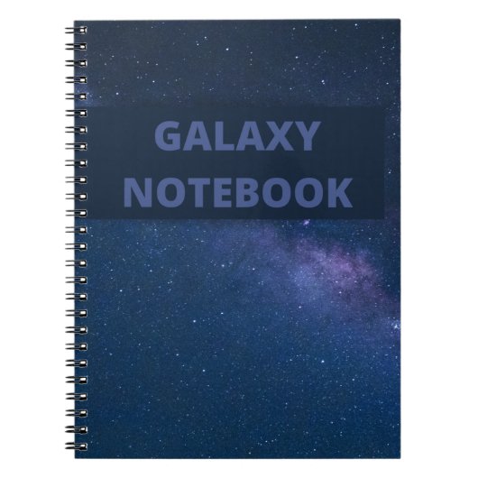 Melkweg, universum, sterren, planetruimte notitieboek (Voorkant)