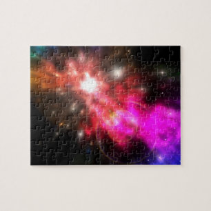 Melkweg van licht legpuzzel